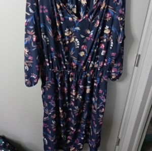 Fraiche By J  Swing Floral Dress NWOT, Sz 3X